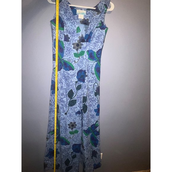 Vintage 70s Penneys Hawaii Women’s Floral Button Front Floral Maxi Dress Size 8 - Picture 11 of 11